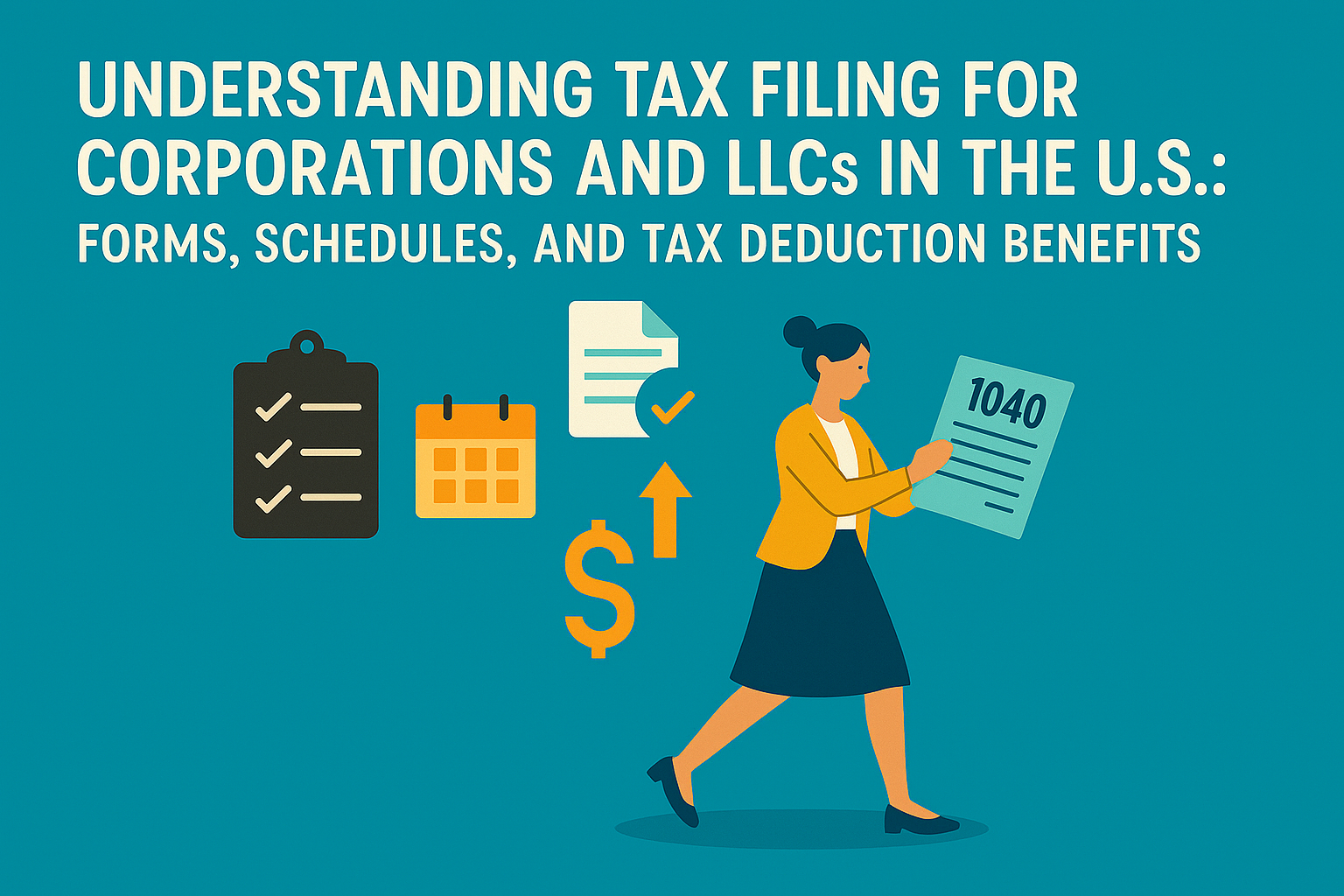 Understanding Tax Filing for Corporations and LLCs in the U.S.: Forms, Schedules, and Tax Deduction Benefits