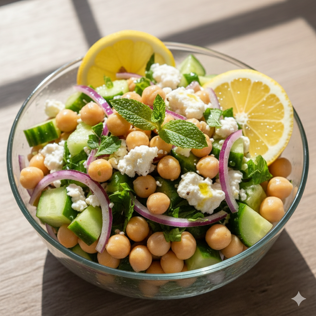 Mediterranean Chickpea Salad