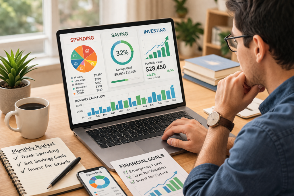 control of your finances gives you freedom and security