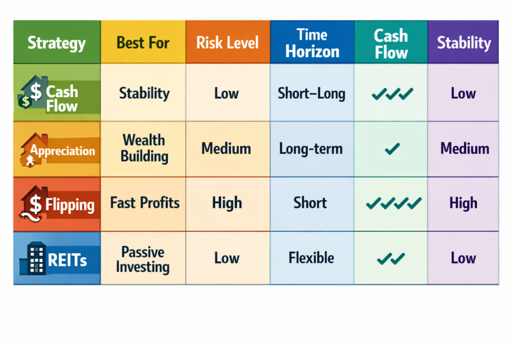⚖️ Cash Flow vs Appreciation (Which Is Better?)